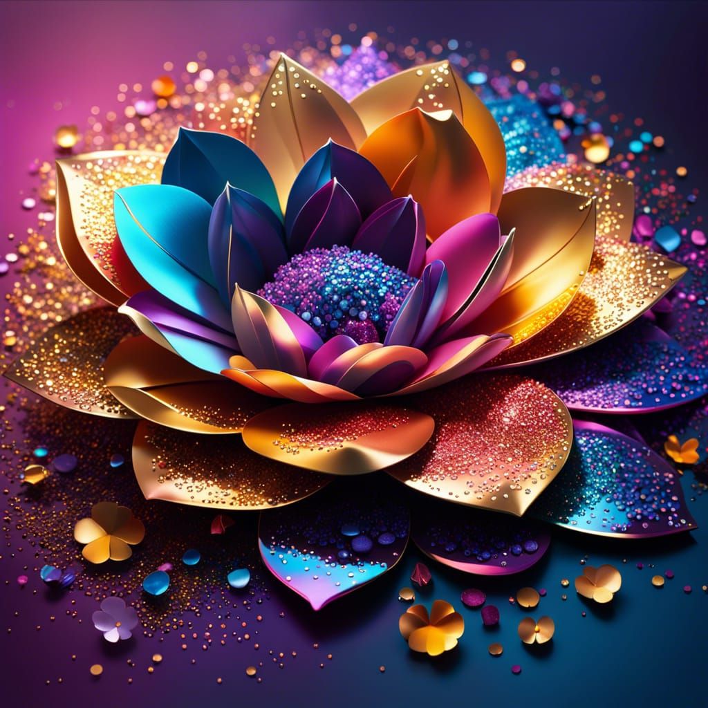 Glitter Flower