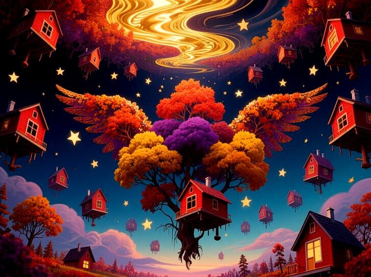 9/28/2025-Autumn Surrealism Art By Archangel Tara
