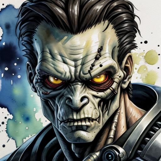 Terminator, Borg, Predator.
Close-Up Microportrait
Soft text...