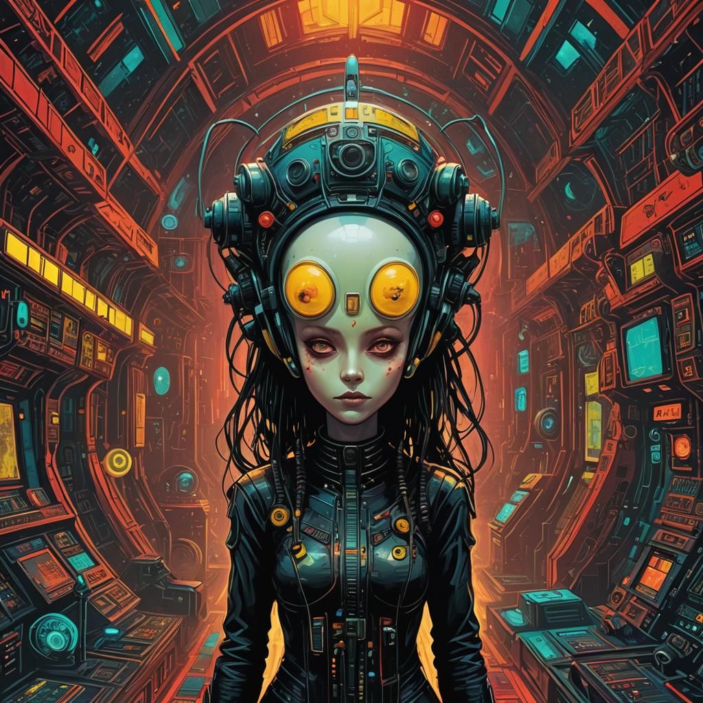 Computer Geek on a Spaceship ___ #3