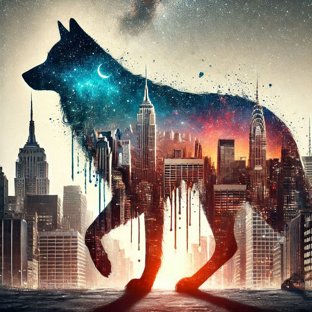 double exposure beautiful fantasy portrait landscape..