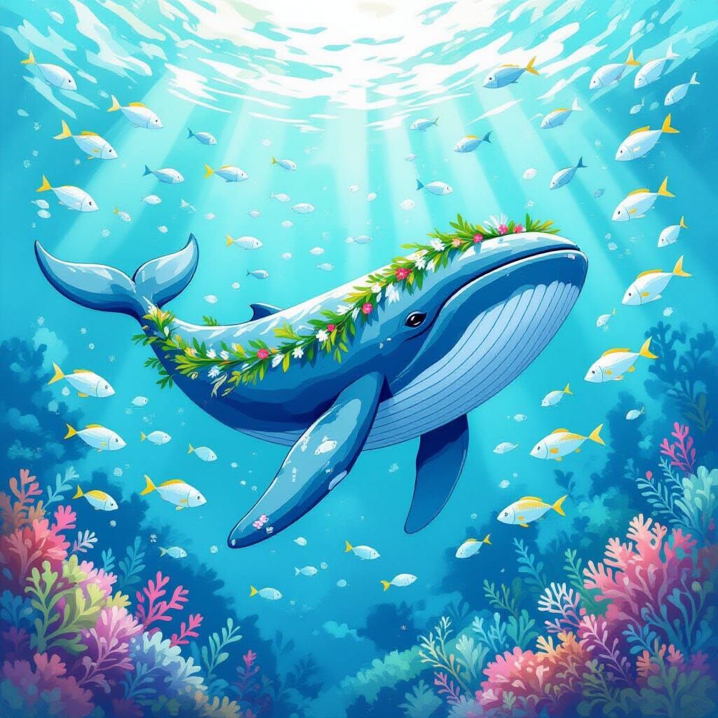 big whale  by @Bibou