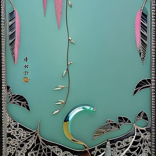Abstract, Botany, Chinese Calligraphy, Crystals, Art Deco,  ...