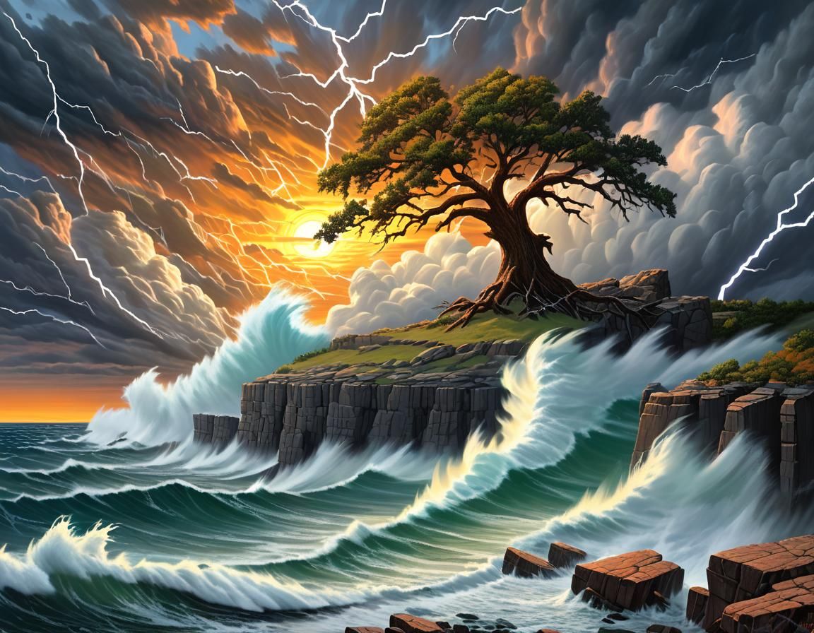 Stormy Sea  by @John from Youngstown