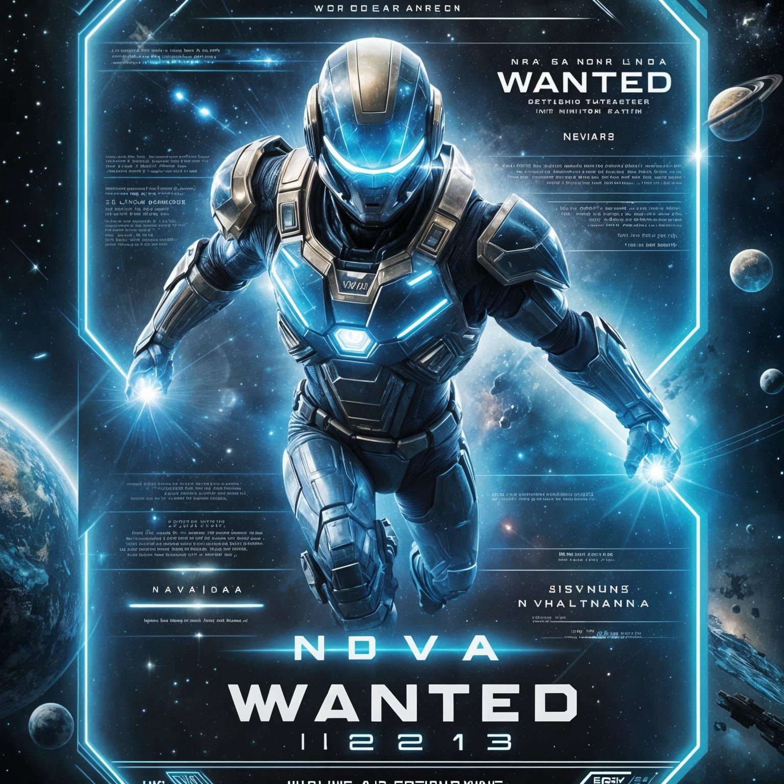 Interstellar Outlaw NO. 112213 : NOVA WANTED  by @Artless