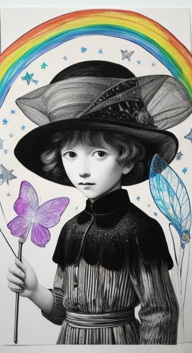 go fly  on starry night, Van Gogh,Kids Crayon drawings ,surr...