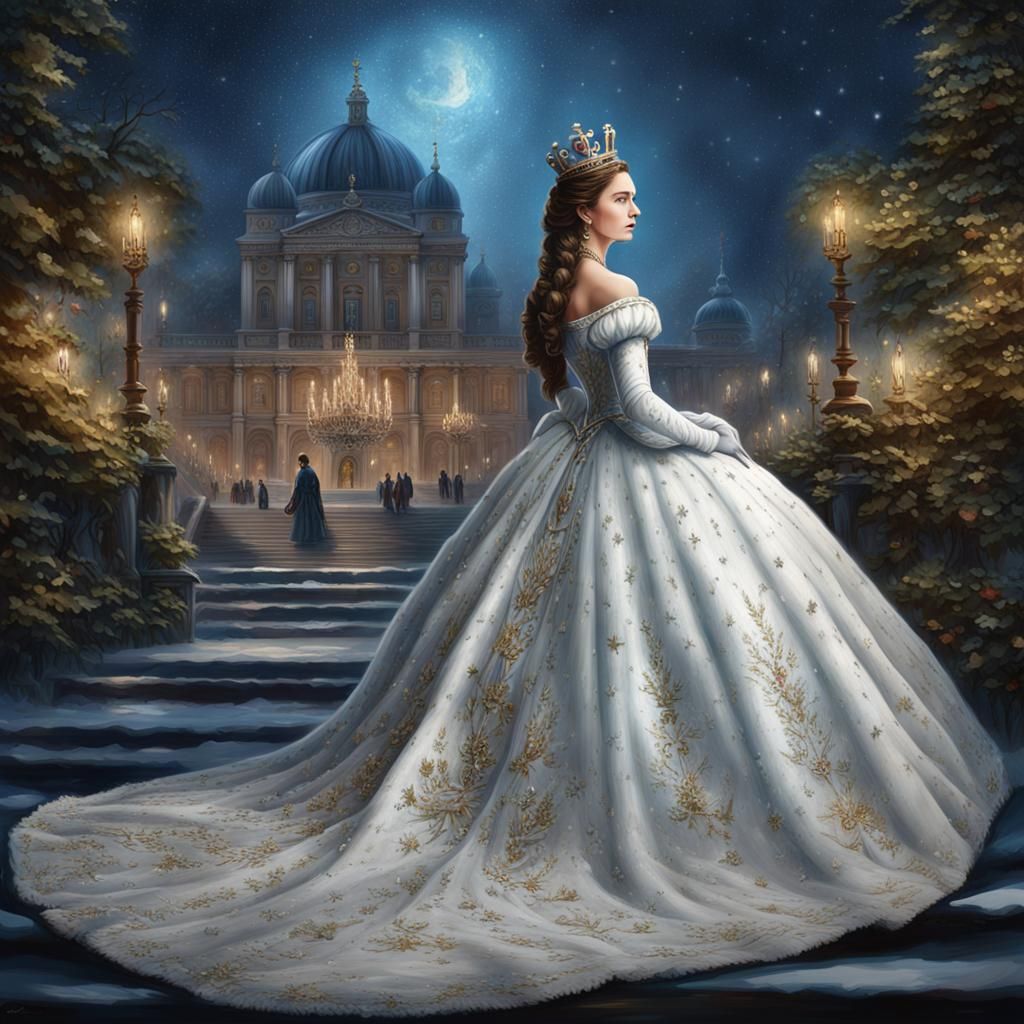 A large painting of “Sissi”, Empress Elisabeth of Austria – ...