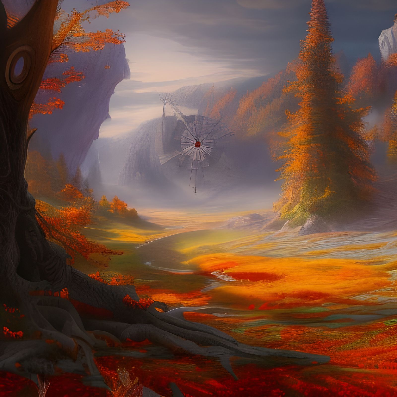 what fall looks like in the south, highly detailed