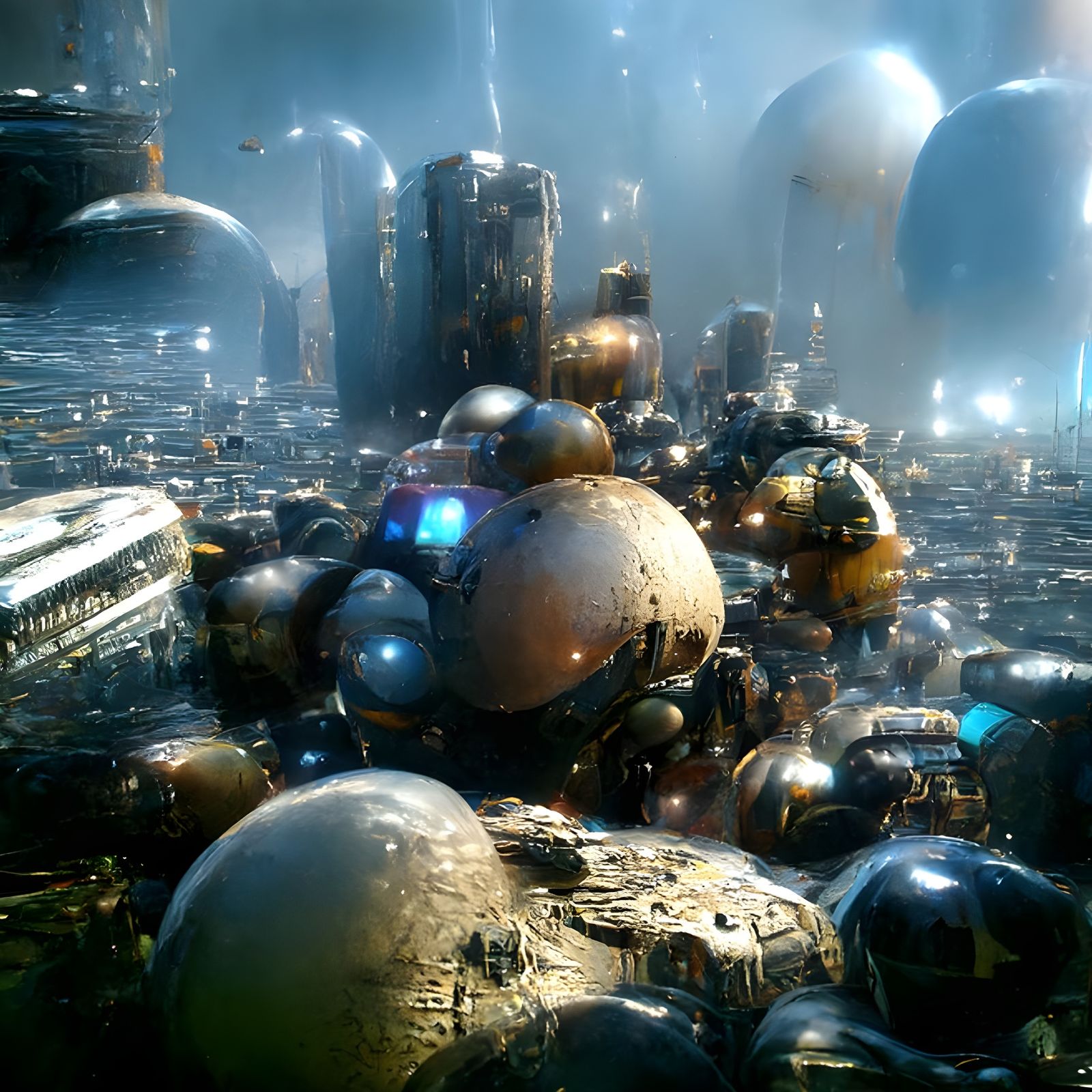 Futuristic City Ai Generated Artwork Nightcafe Creato 9888