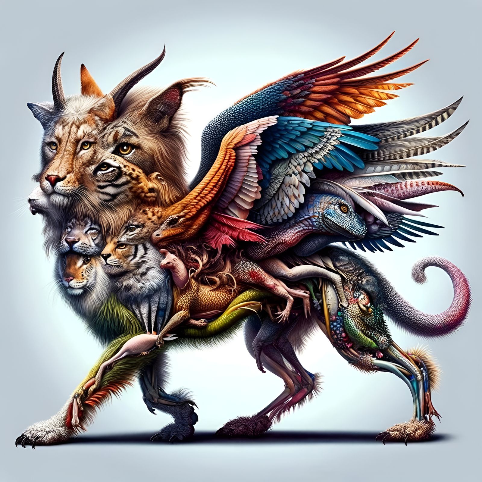Imagine a creature that is a combination of every animal on ...