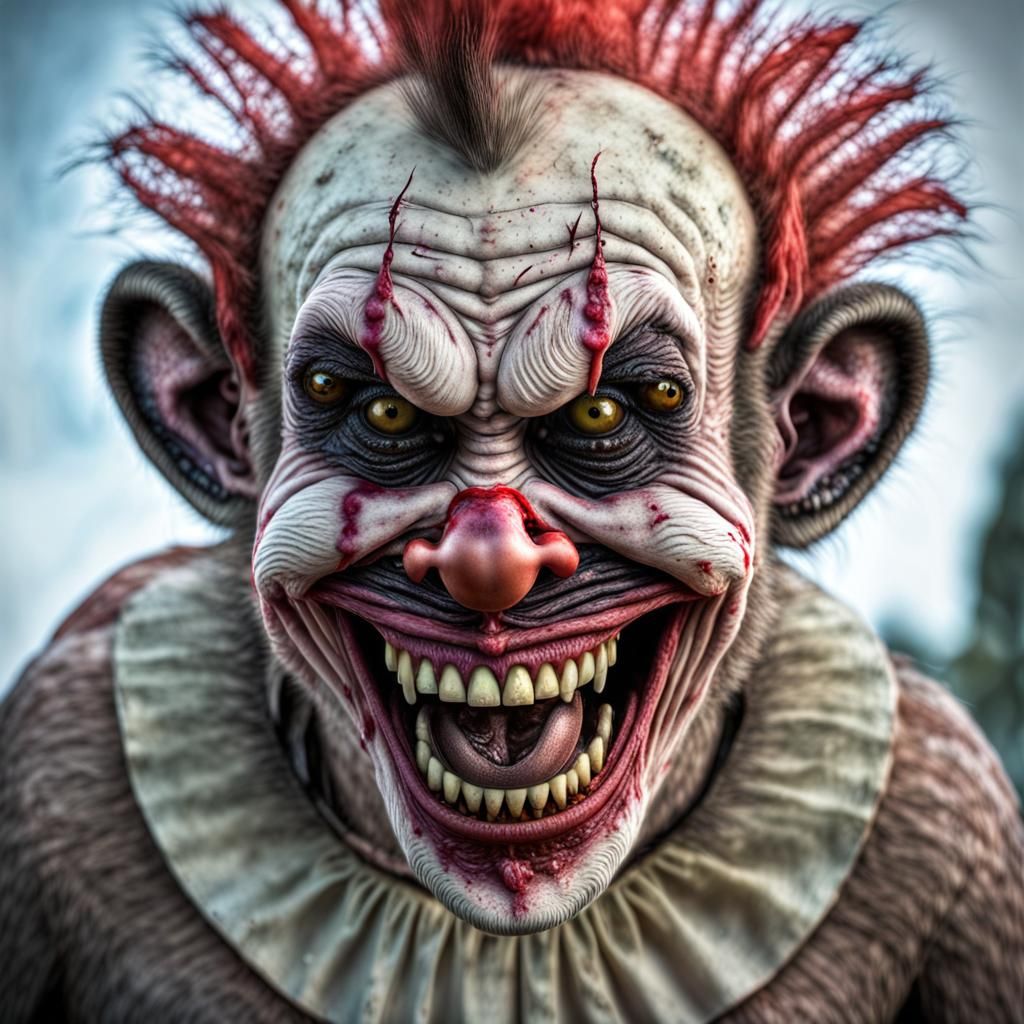 Zombie Monkey Monster Clown