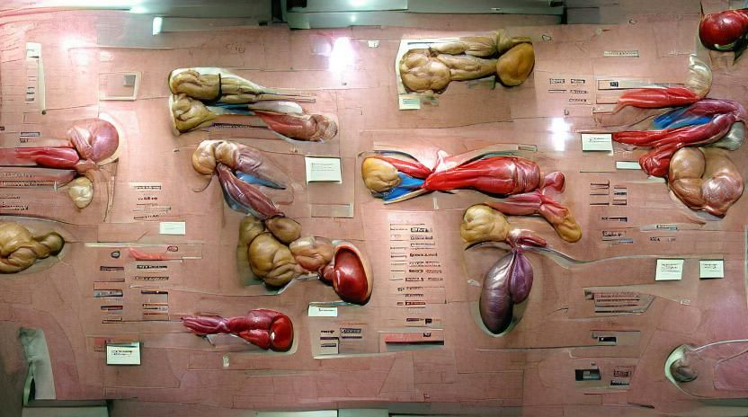 Human Male Anatomy Organs
