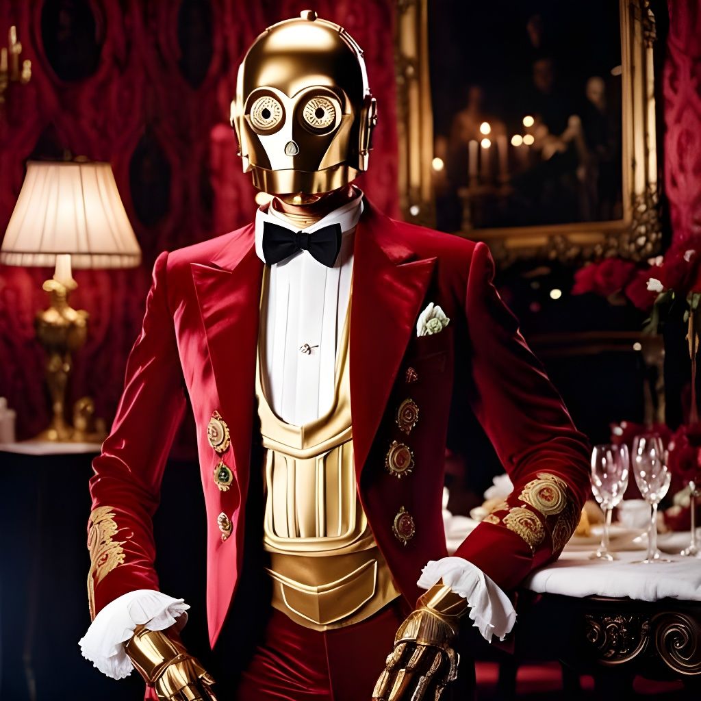 C-3PO's Other Gig 🍷  by @lawrencelot