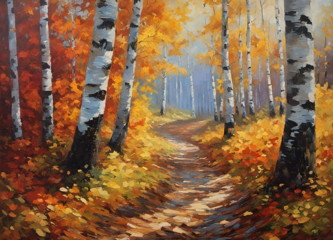 Birch trees  by @Noquelle