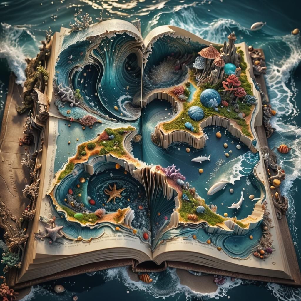 3D map of the ocean  by @Mishae