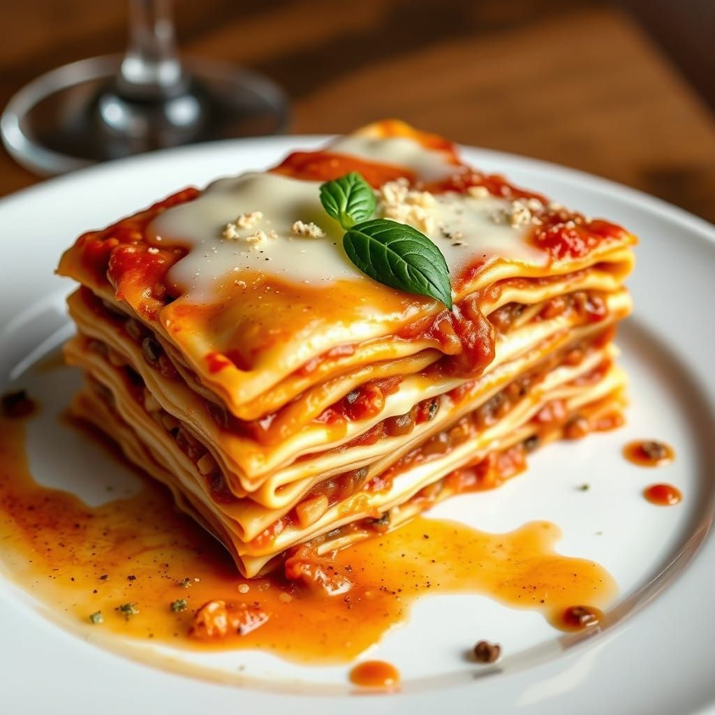 Another piece of this delicious lasagna?  by @Max Prust