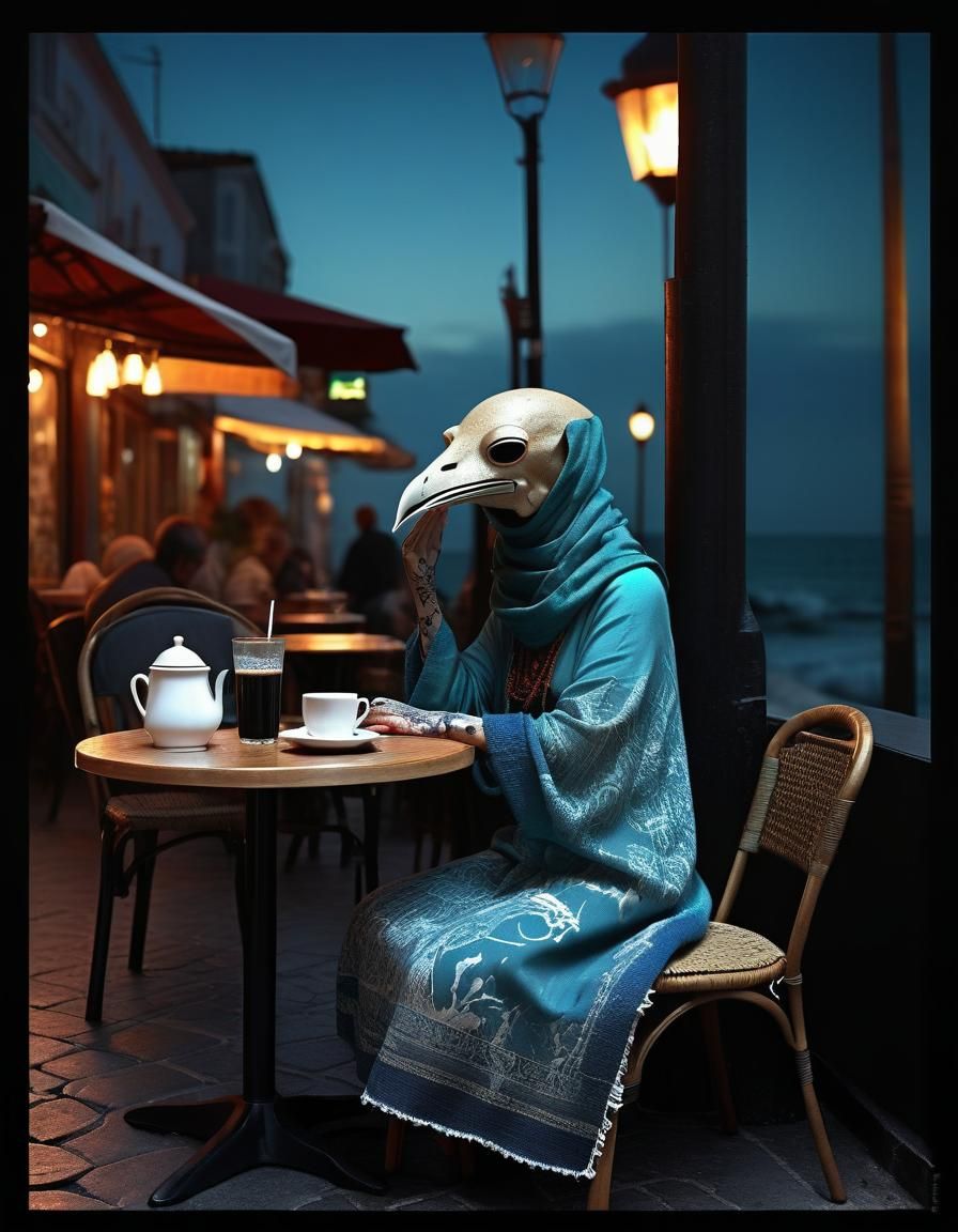 Anthropomorphic Cedilla Hearing the Sound of the Sea Breathi...