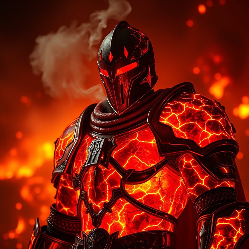 Molten Knight   by @ThatGuy