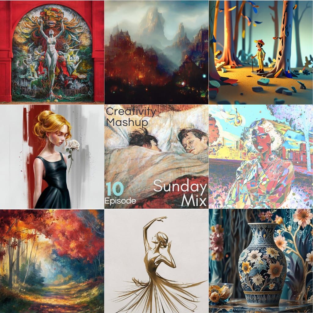 SundayMix Creative Mashup // Colors of Storytelling and a Banned image