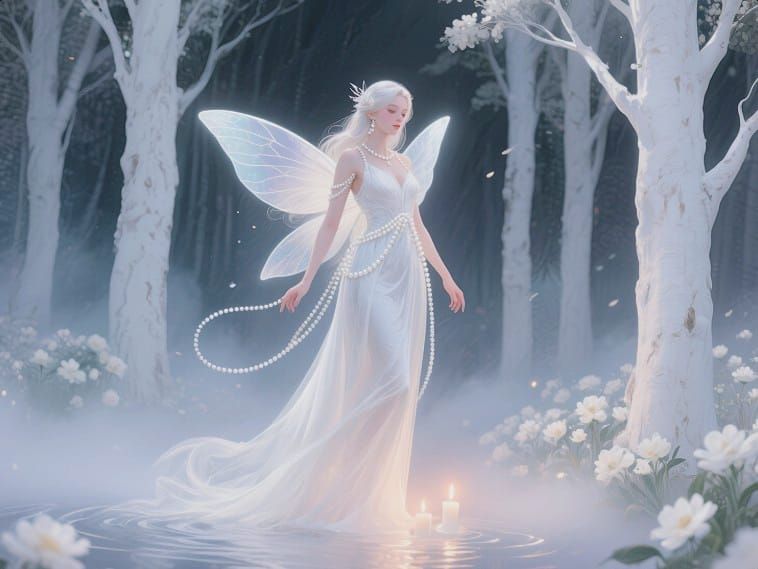 8/13/2025-White Fairy 11 Art By Archangel Tara