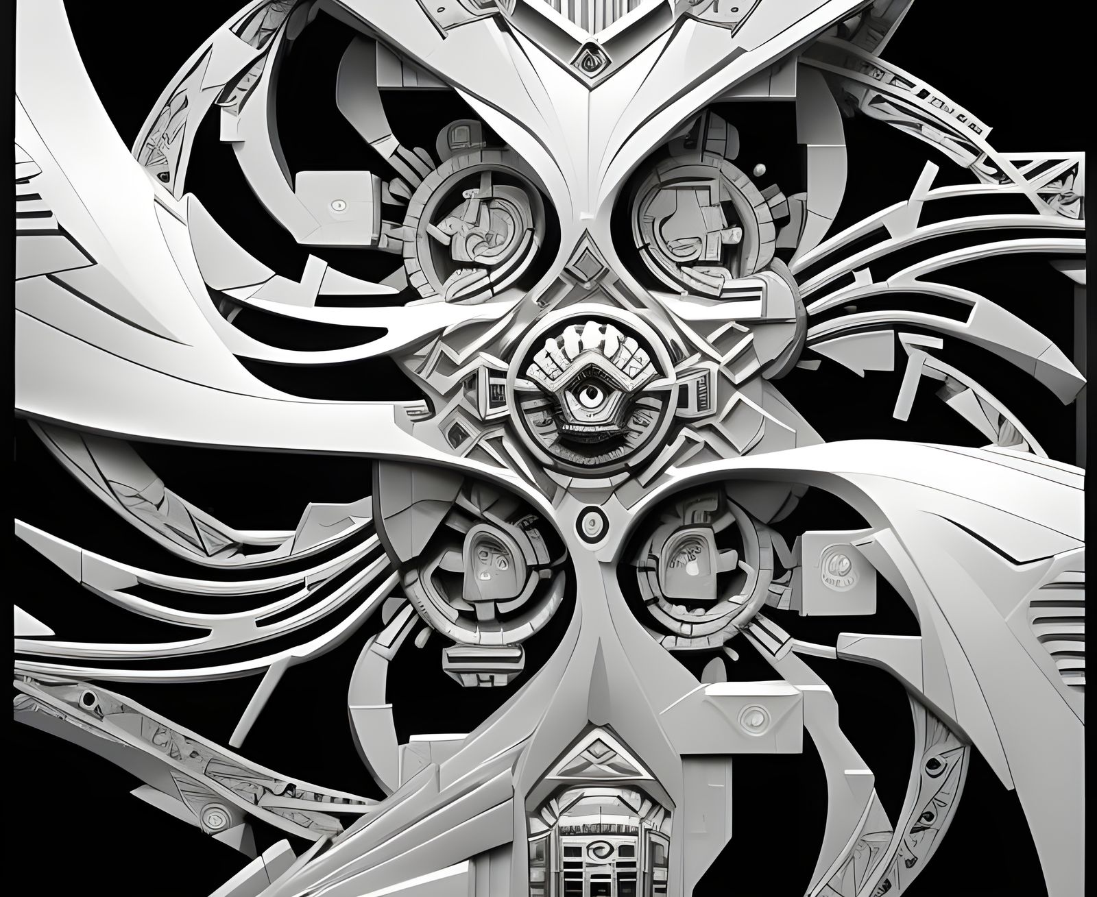 Abstract maximalist psy-art 21may23