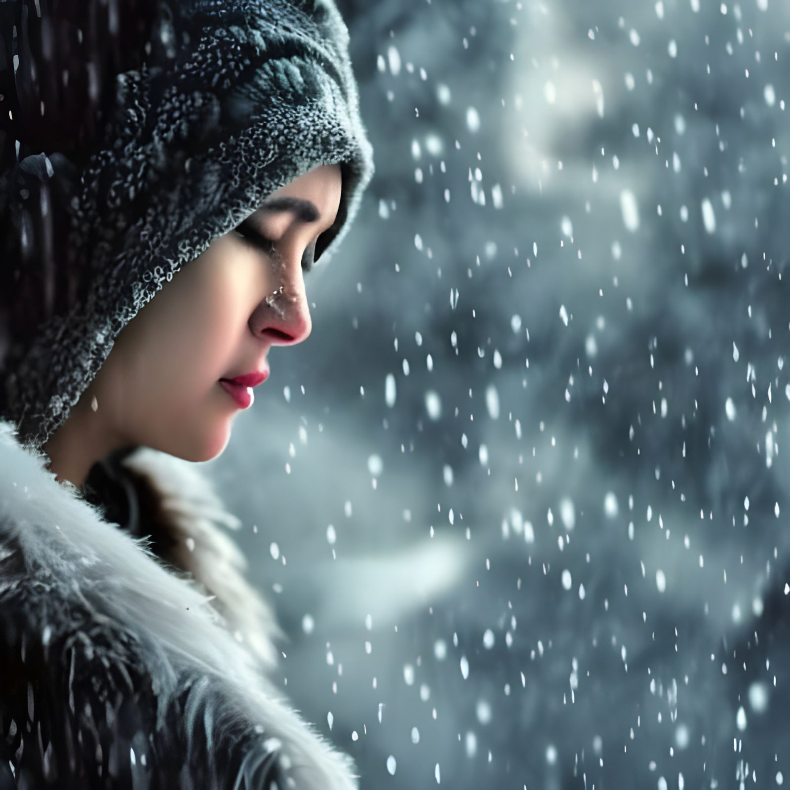 Frozen tears.