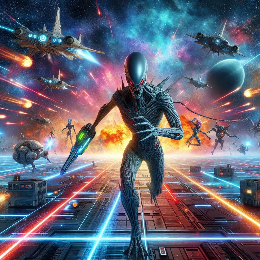 Alien Space Battle