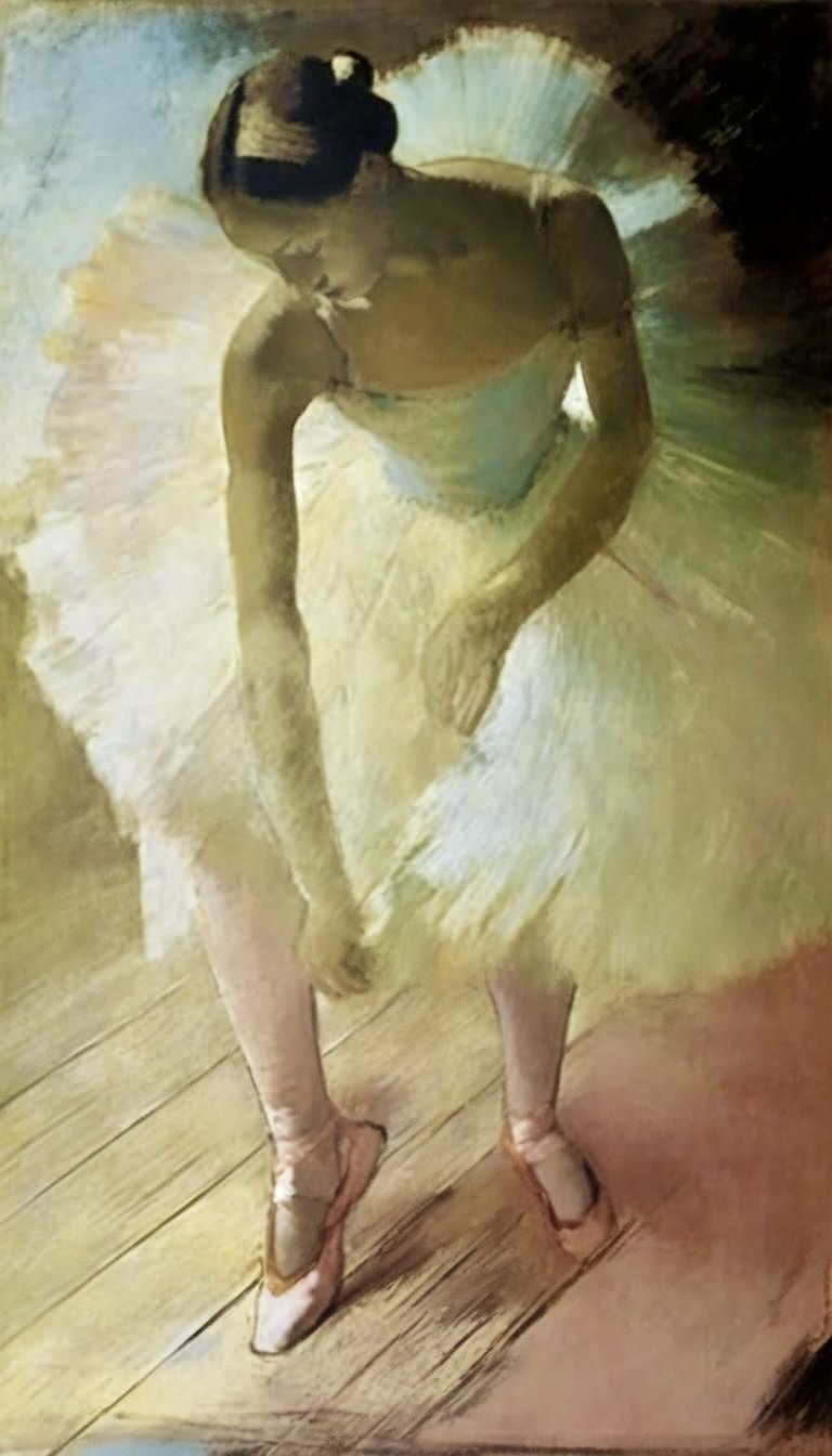 In the style of Degas