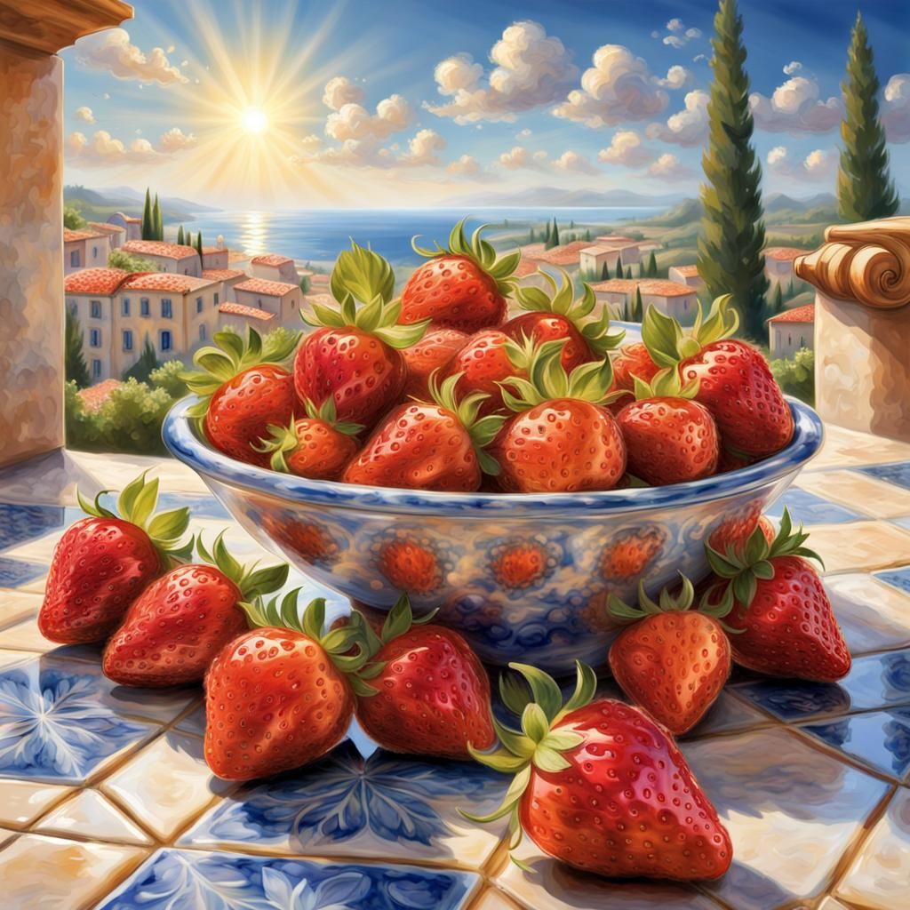 Bowl of Strawberries