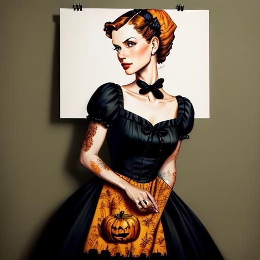 Pumpkin apron