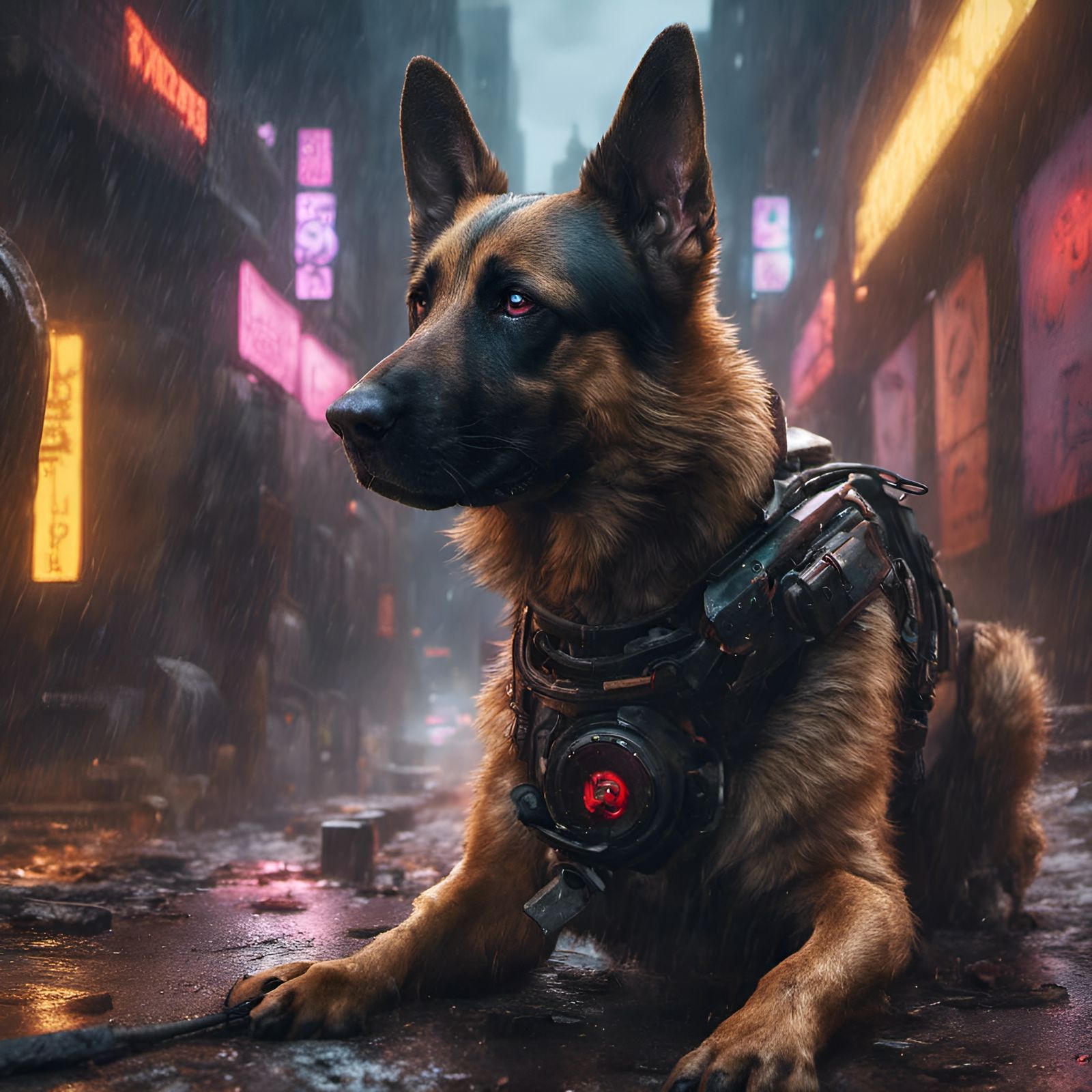 Man best friend  by @BrokenArrow