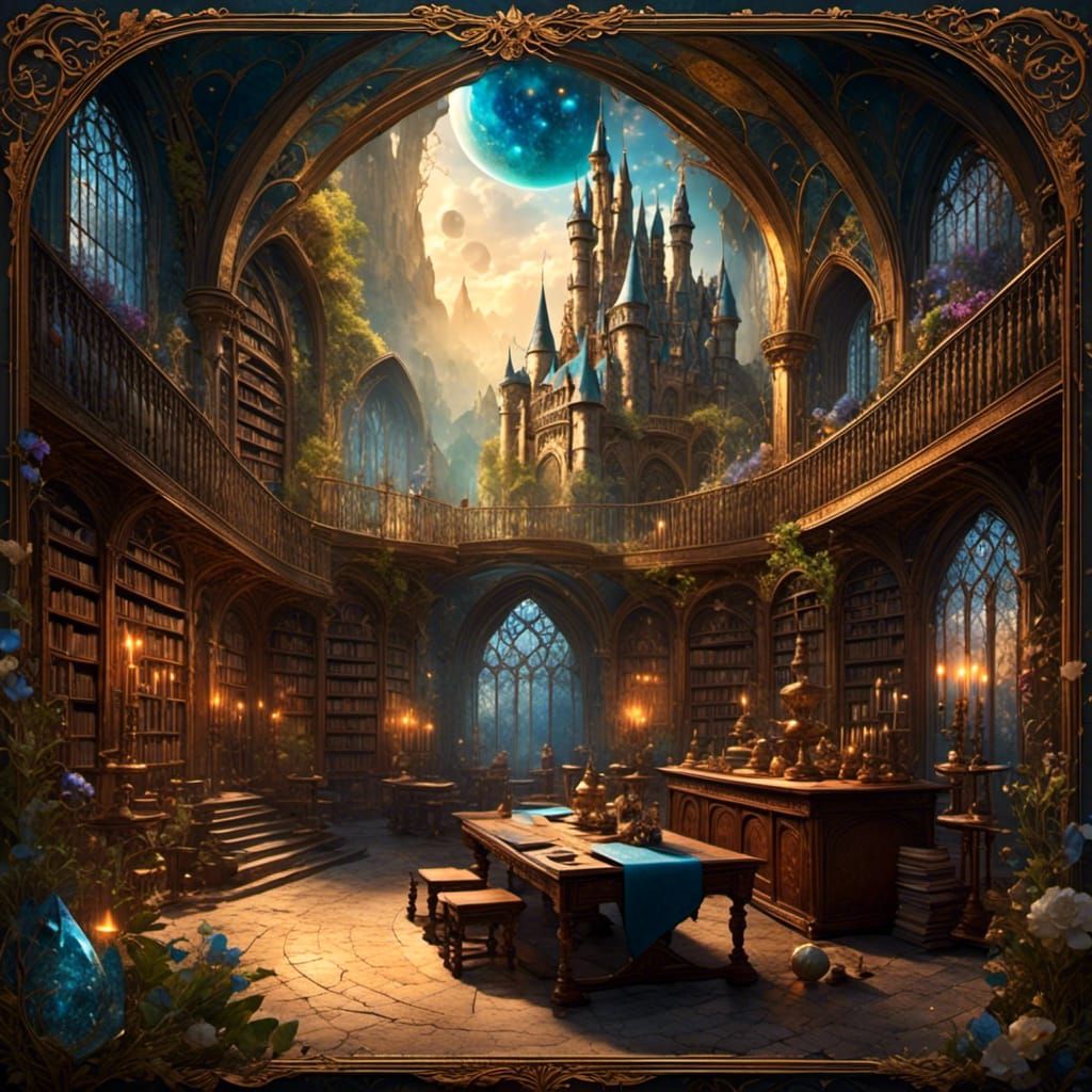 Magic School Library