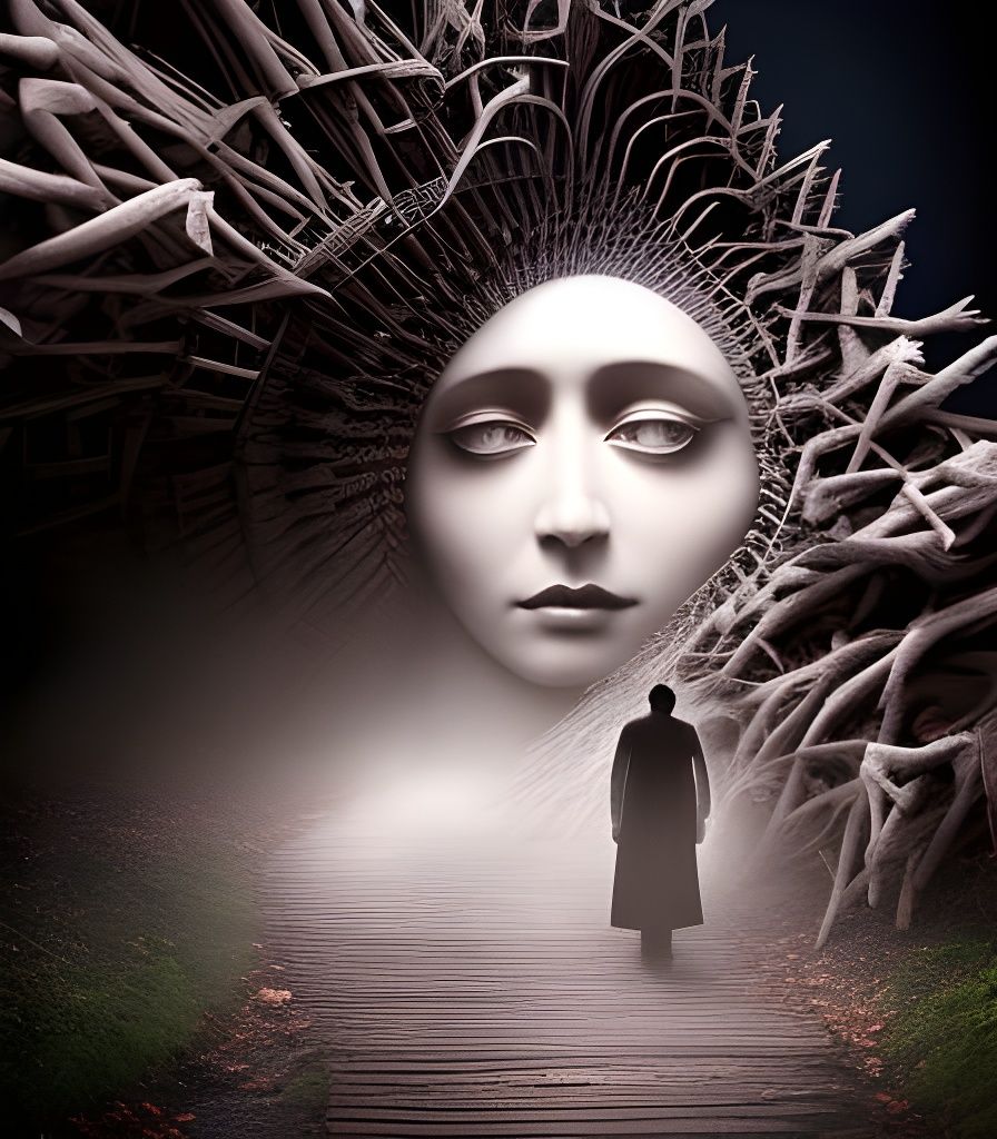 Surreal Heaven Chaos: A Stop-Motion Cinema Photograph