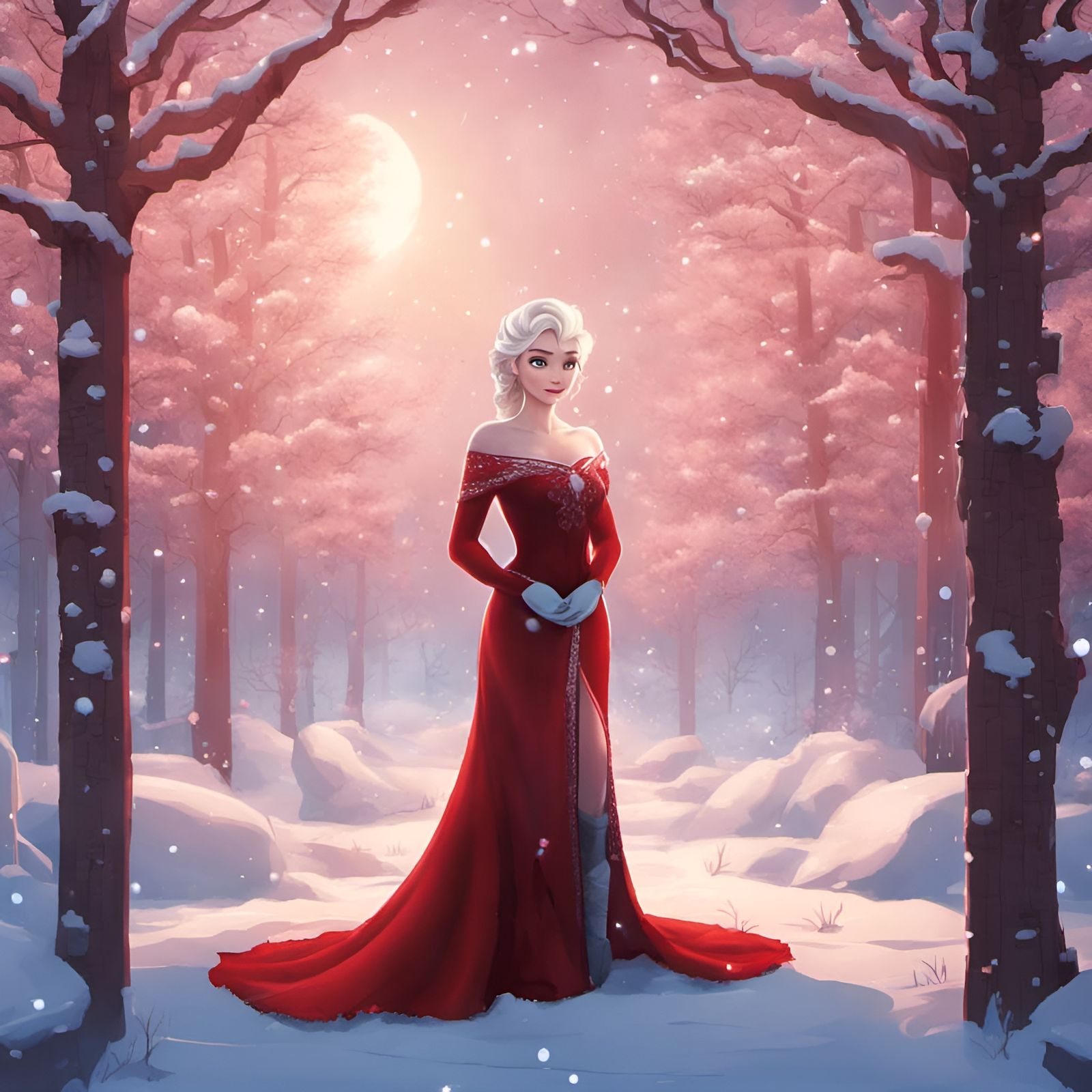 Elsa 2.0 AI Generated Artwork NightCafe Creator