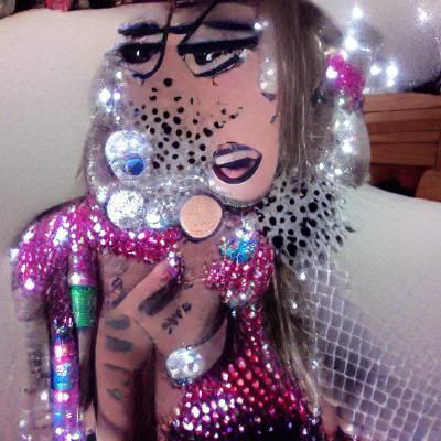 Bedazzled drag queen