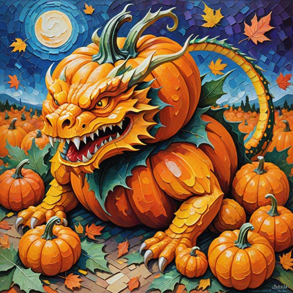 Pumpkin dragon 