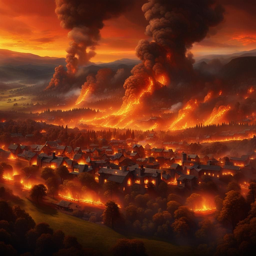 The shire in flames 