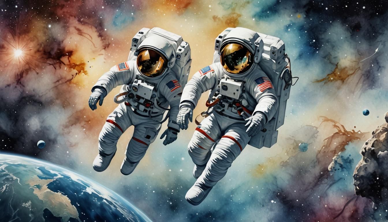 Astronauts  by @Saad S Khalis