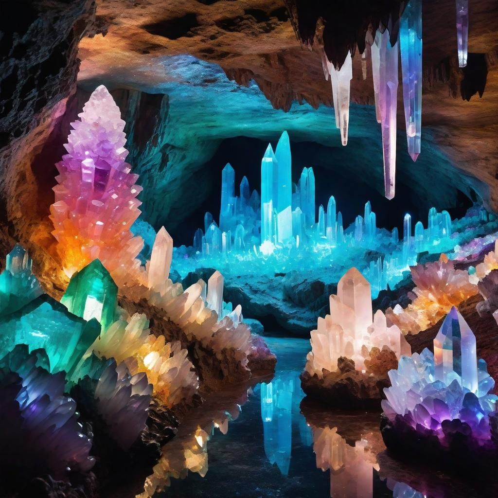 Crystal Cave  by @Catikato
