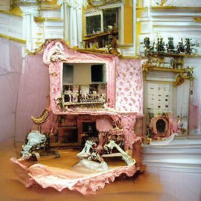 Rococo dollhouse