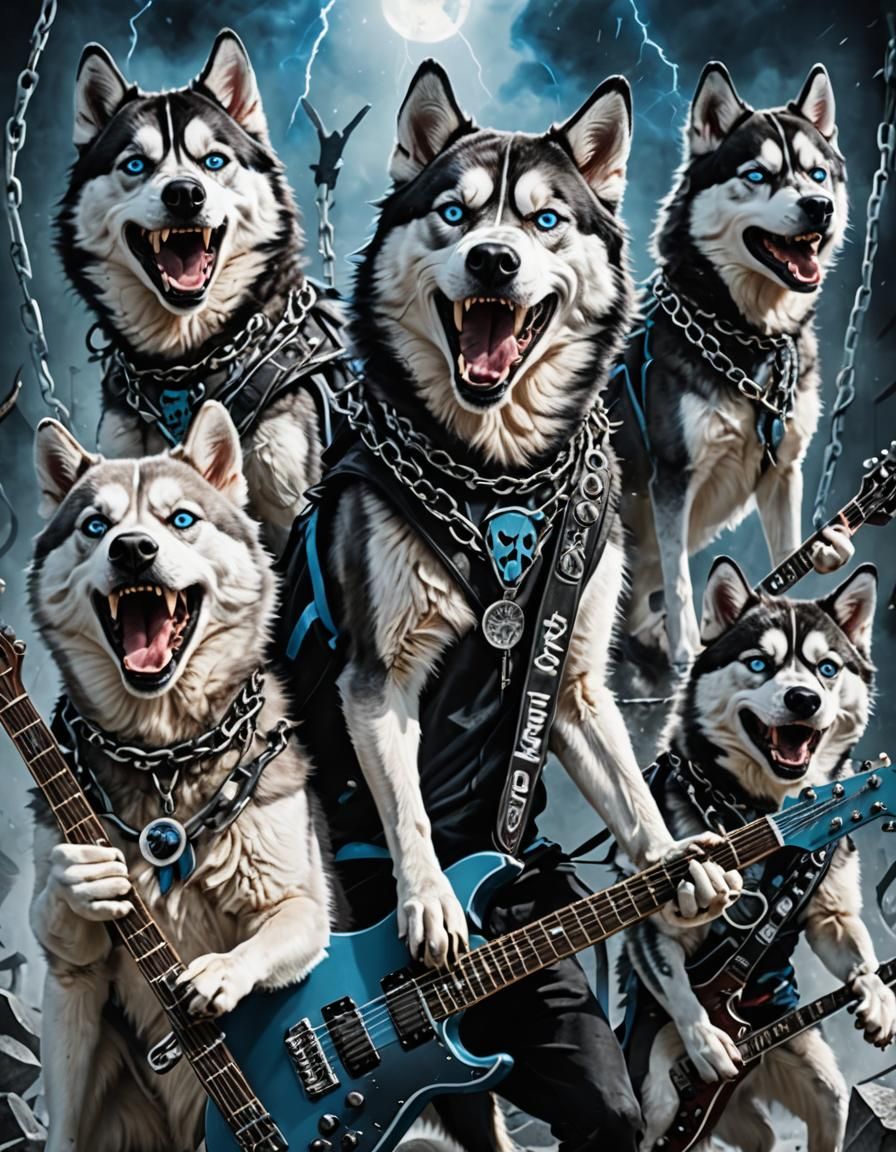New death metal dog band. Arctic Wrath