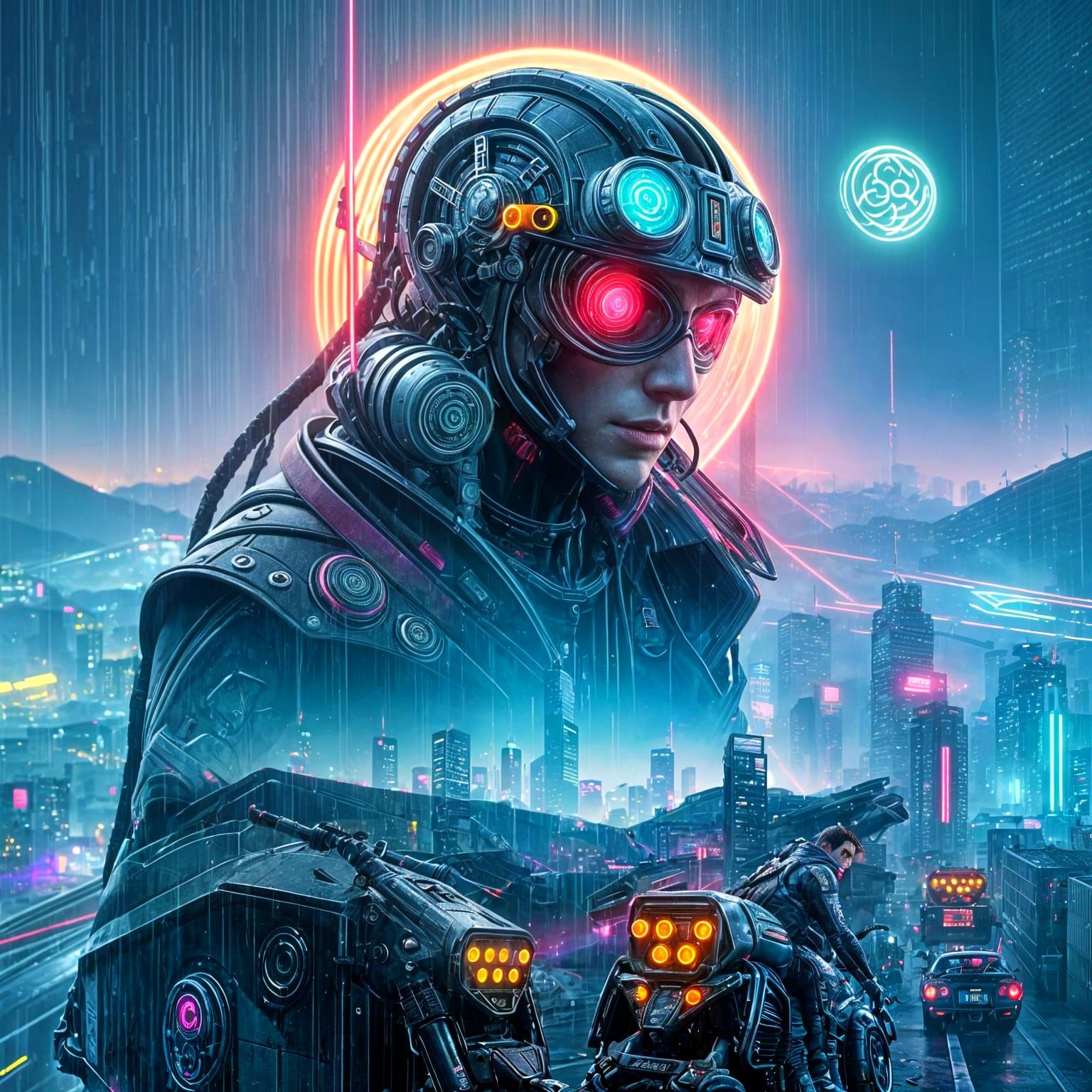 Neuromantic Highways  by @Abraham D