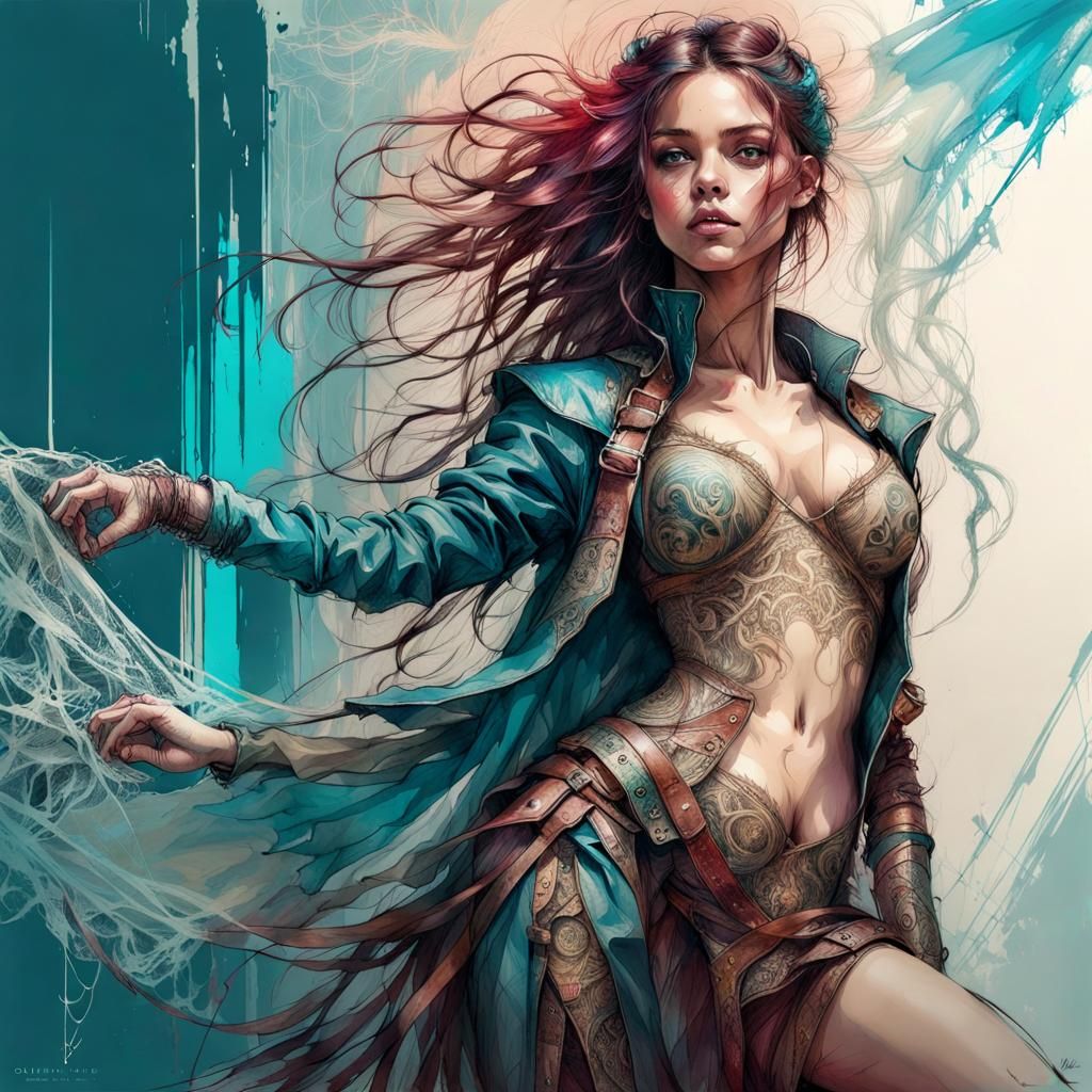 Flowing Textiles (S2) (with 3 arms)  by @ShanLanar