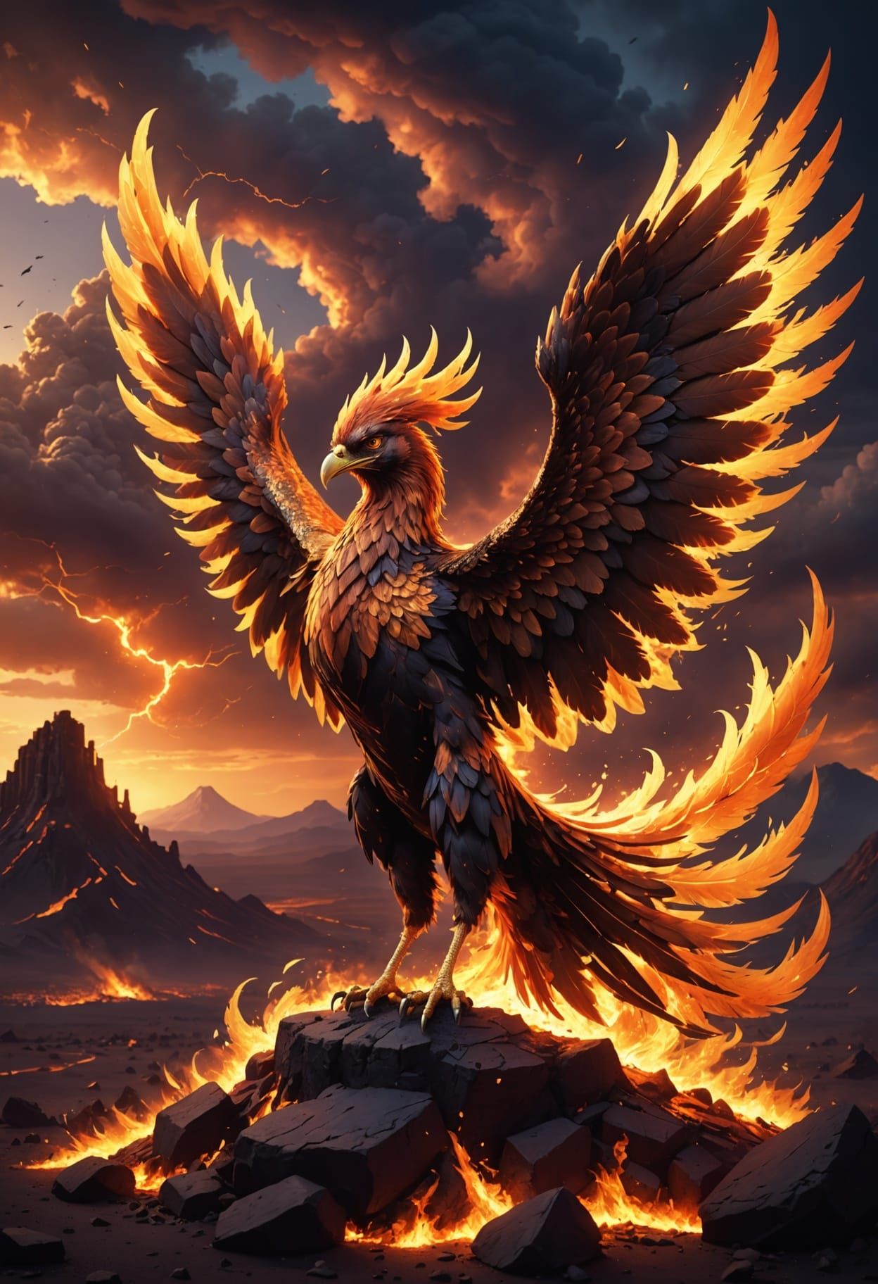 Phoenix  by @Gezgin The Wanderer