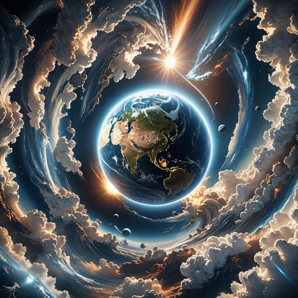 Earth from Space: A Digital Matte Painting