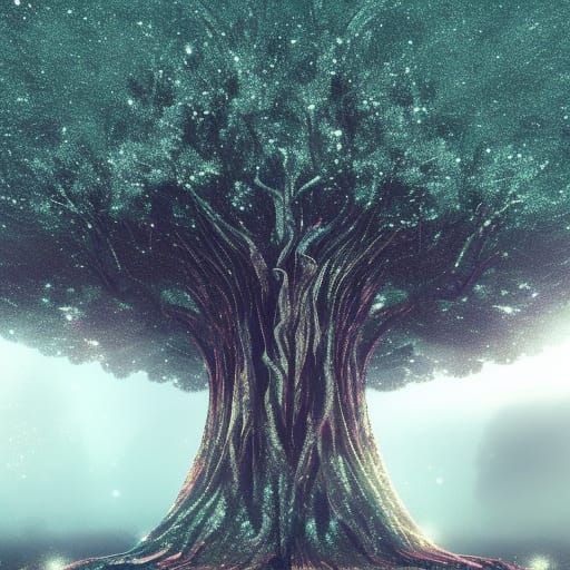 glitter glow tree