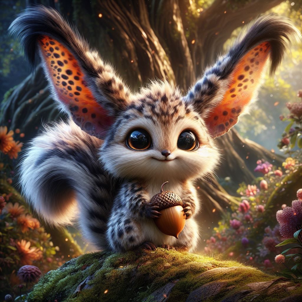 Scruffy little squirrel creature