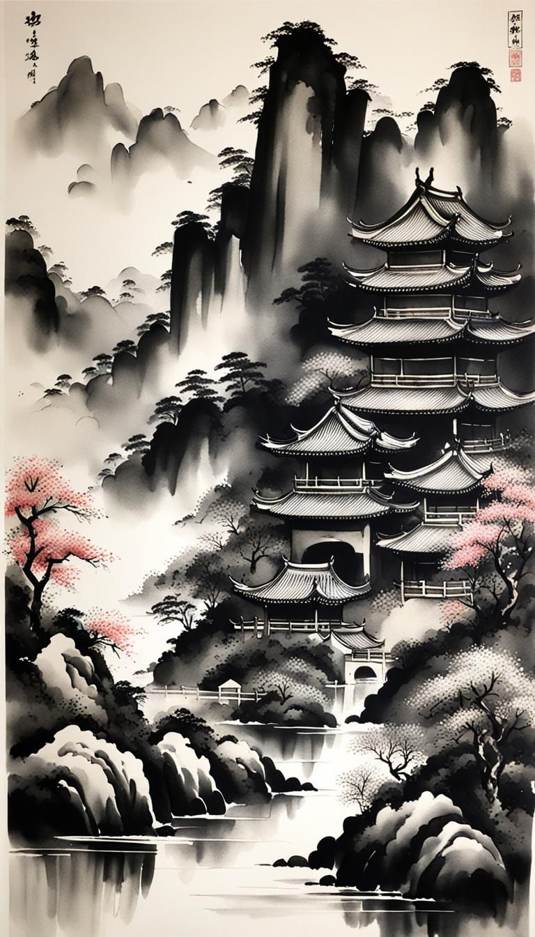 Day (Ink painting)