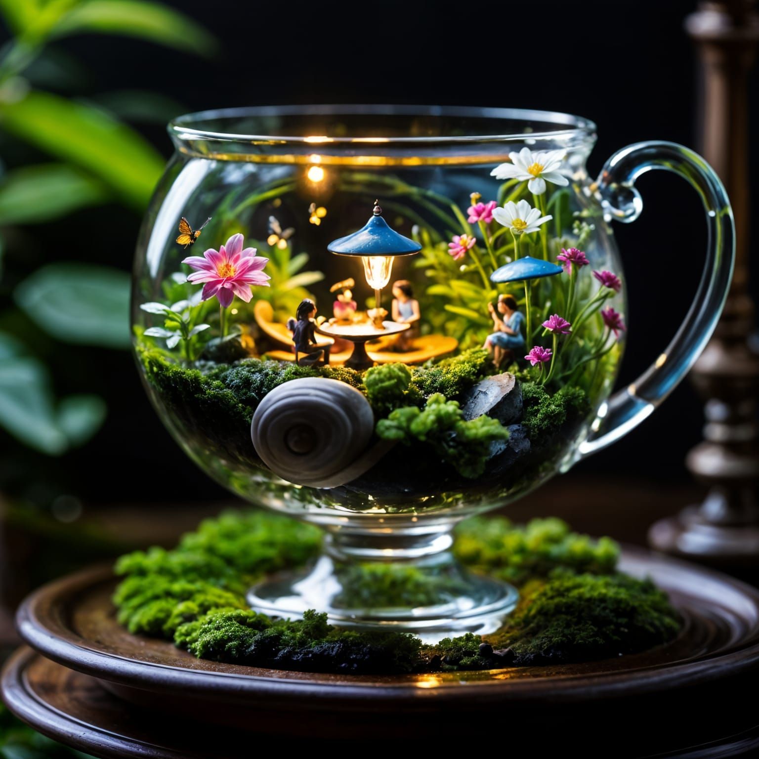 Fairy Garden in a Teacup: A Whimsical Escape  by @T0RP3D0 2012