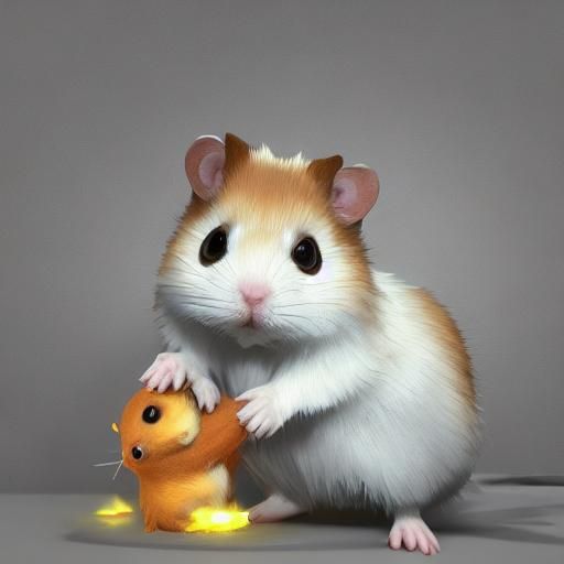 Cute Hamster. 